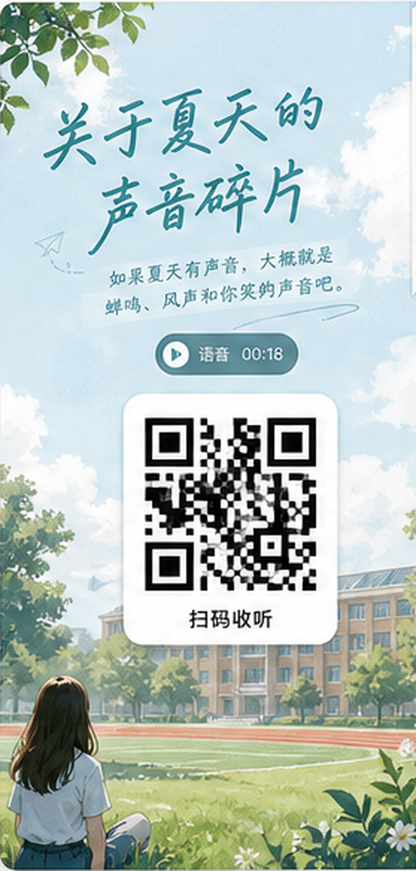 码上来喜二维码祝福海报预览